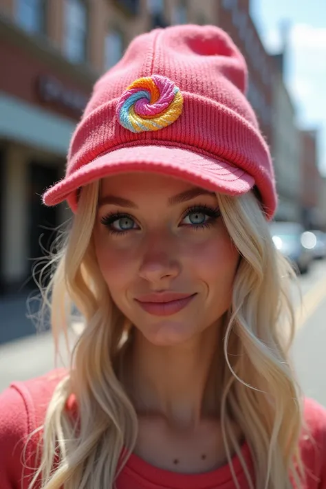 My brand of caps is called Candy Hats ,  design for me 3 types of caps that go with the name 