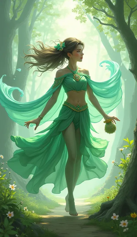 Breeze Bringer
A nimble and quick hero who controls the winds, bringing fresh air and renewal. Clad in green and light blue, his cape flutters like a spring breeze. He carries seeds that sprout upon contact, representing the awakening of nature.its not goo...