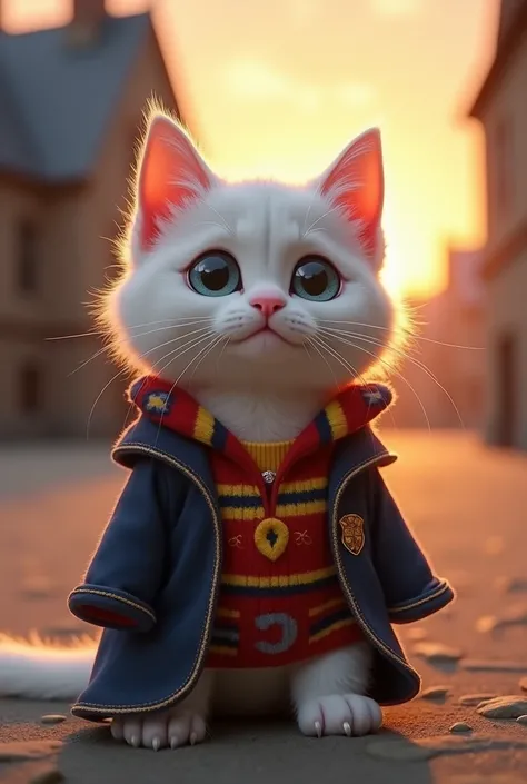 "     An adorable baby cat wearing a Harry Potter costume, Como o harry potter    .      The costume must include cute and colorful details   ,     like Harry Potter or wizard patterns  .     and baby cat is in a calm and friendly pose     ."
  ,   .(  Mus...