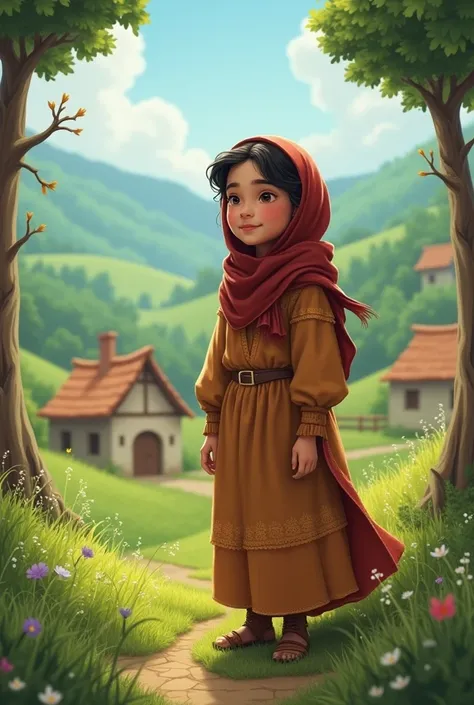 Create a story of Fatima living in village named as malsa she is intelligent girl