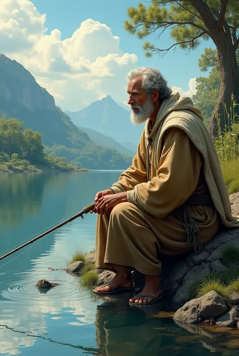 Create an image of the apostle ANDRÉ PESCANDO