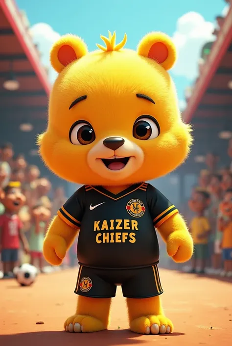 Cocomelon wearing Kaizer Chiefs jersey

