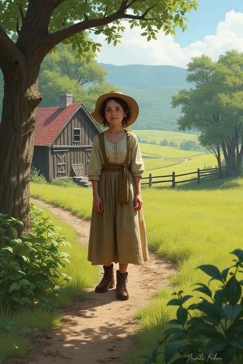 A humble peasant girl who lives on a farm