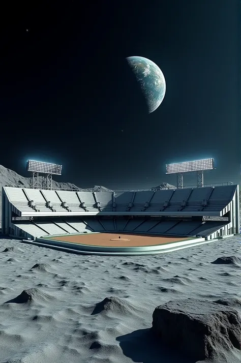 Baseball stadium on the Moon 