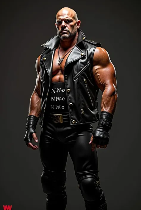 Create a wrestling attire that Triple H would wear that represents the n.W.o.