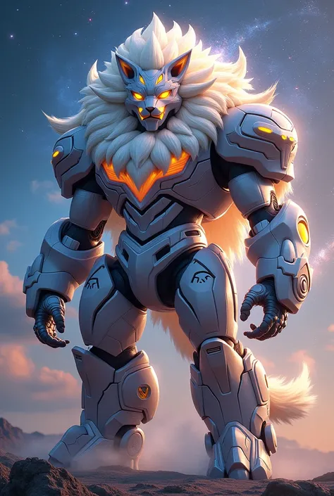 Pokémon Lion of the Moon and the Galaxy Megazord Armour for League Of Legends Saturn 