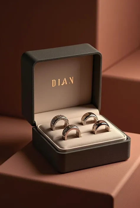 A presentation box for rings and jewelry the company is called Dian, Remember that the brand is Dian 