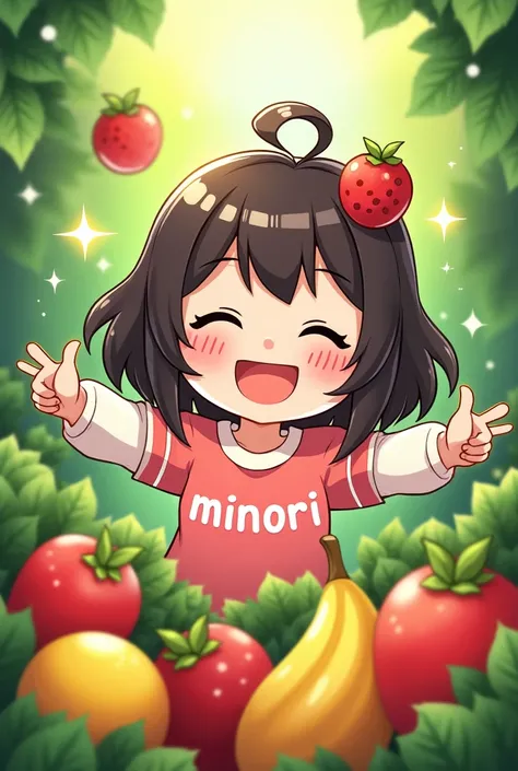 teethじめまして！「Minori 」My name is！(❁´◡`❁)
My name 「Minori 」teeth、「 richly fruitful 」 The sentence above is Mercaris self-introduction 。 brings joy and satisfaction to everyone 、 through transactions 、 I want you to create a Mercari icon image suitable for thi...