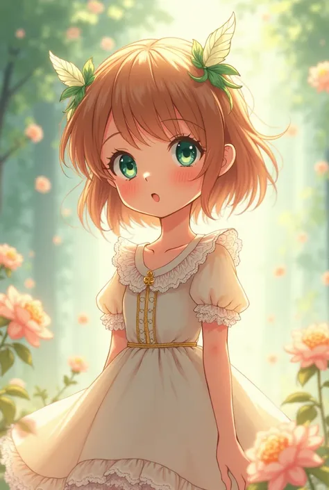 Cardcaptor sakura,kinomoto sakura,very cute,loli,kawaii, 、Young girl、((masterpiece)),,((highest quality 16k)), ((ephemeral)), ((detailed and delicate)),