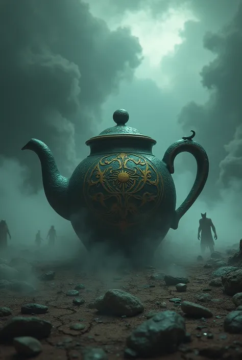 Otherworldly teapot guards haunting horror