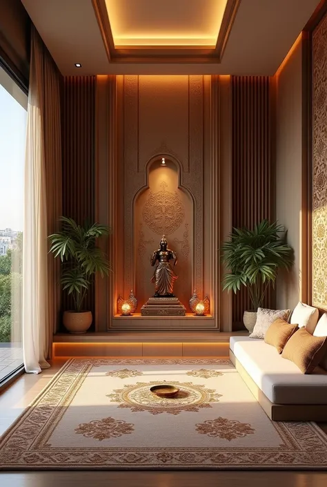 hindu prayer room design in flat apartment 