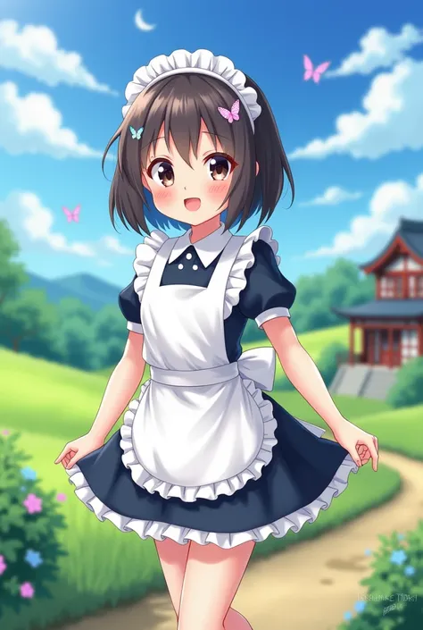 Anime bochi cute maid