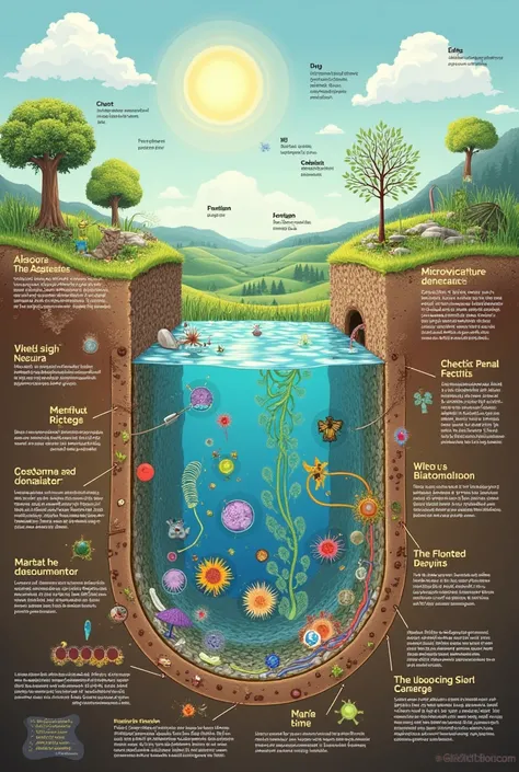 Picture about the process of 
Bioremediation 