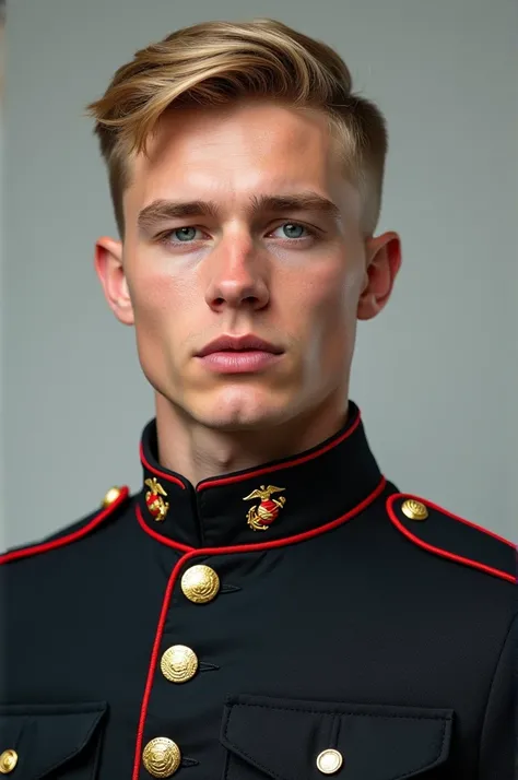 White male blonde hair US Marine boyfriend 