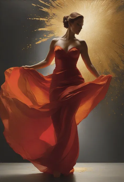 Abstract Nude Woman Painted in Gold and Red Paint, by Sam Spratt, Alberto Seveso and Dan McCaw, Behance Favorite, Behance. Polished, by William Berra, Best of Behance, by James Paick, by Alberto Seveso, Saatchi Art, Masterpiece; Behance HD, Kai Fine Art, D...