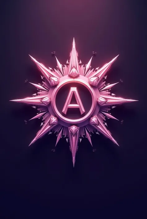 Simple metal and diamond colours AI credit picture with purple A and I letter.
Sun star shape. AI unlimited energy forever.

