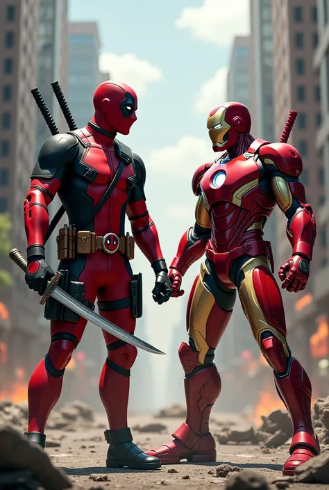 Deadpool et Iron man 