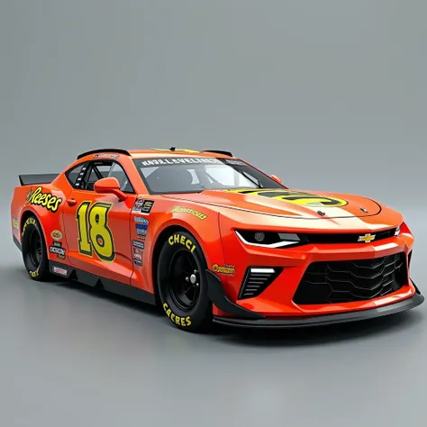 Camaro SS Nascar with Reeses logo on the hood, Left profile view up