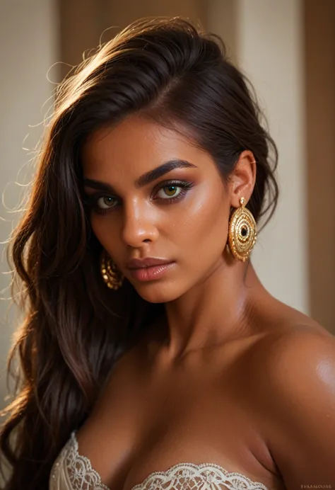 1girl (indian), jewelleries (earrings)