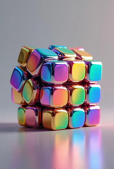 make a shiny rubiks cube