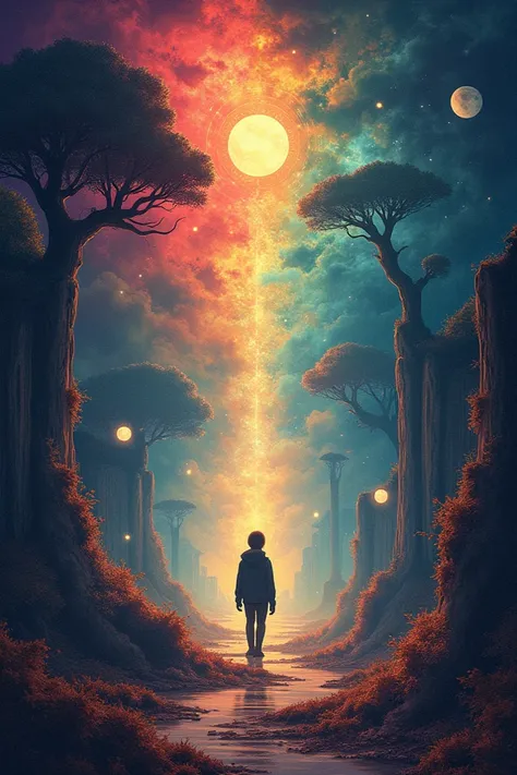  Create a scenario that is inside out 2 themes .

  the title is  : "Inside My Head :  A Journey into Self-Discovery Leading to an Authentic Connection with the World"