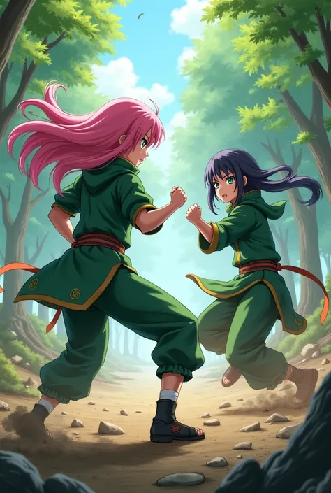 haruno sakura fight with hinata