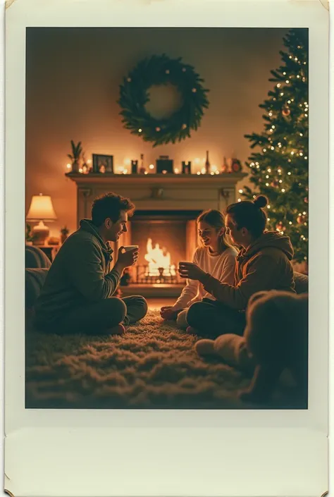 Printed Polaroid Christmas photography 