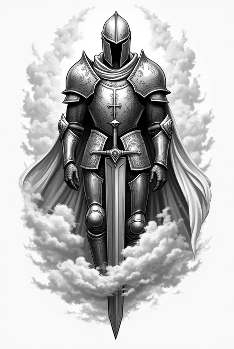 Knight tattoo sketch