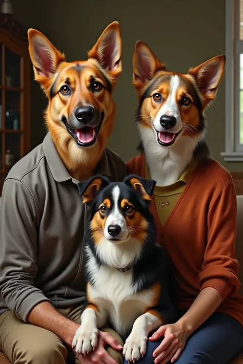 One family but they all have a dogs head 