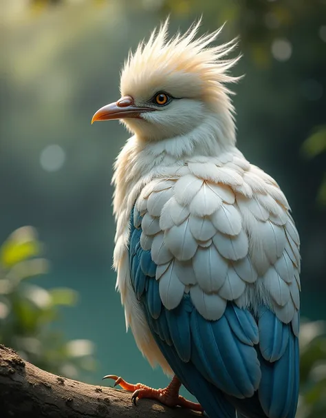 A beautiful detailed bird, elegant and graceful feathers, serene and peaceful expression, delicate and intricate details, (best quality,4k,8k,highres,masterpiece:1.2),ultra-detailed,(realistic,photorealistic,photo-realistic:1.37),natural lighting, vivid co...