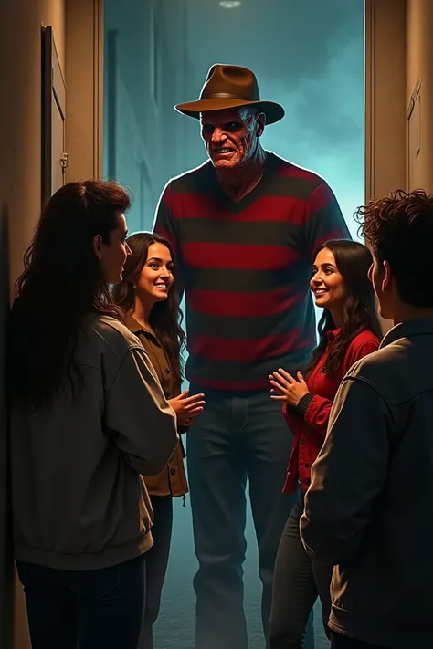 People mocking Freddy Krueger