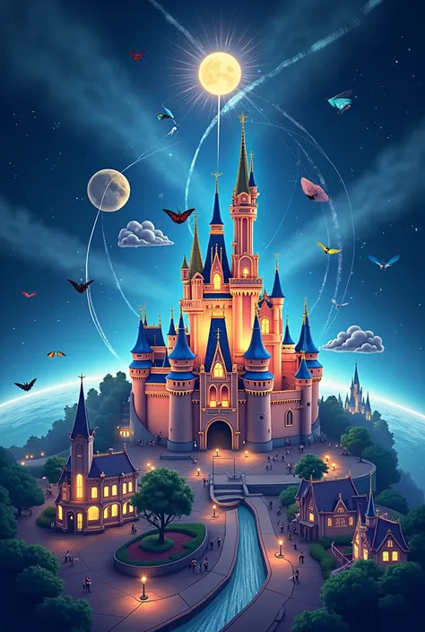 NON JE NE VEUX PAS CE TYPE D IMAGE JE VEUX UN DIAPORAMA COMME POWER POINT QUI ILLUSTRE DISNEY  montrez que celuici sorganise à léchelle du monde par interconnection des
acteurs impliqués entre eux