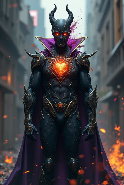 create an original fusion inspired by Superman and the Joker:

"Create a hybrid character that combines the power and nobility of a hero with the chaos and insanity of a villain. He has the superhuman strength and charisma of a leader, but his mind is twis...