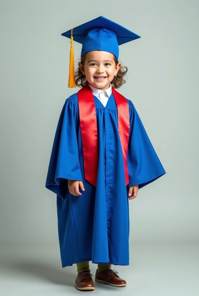 photo of  in kindergarten graduation gown