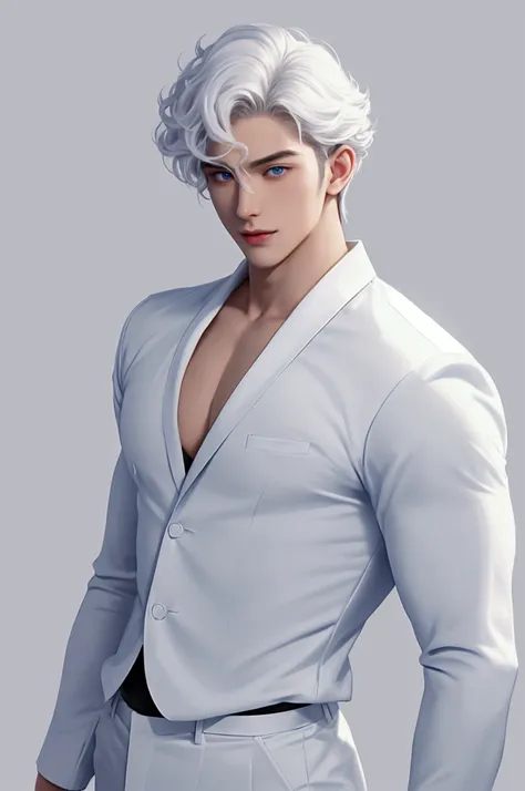 Hombre  mens adulto japones asiático varonil. He is getting married and is wearing a formal white shirt and formal black pants with a narrow high waist for his wedding., He is the bridegroom .  Tall and a strong and athletic physical appearance , Mature Fa...