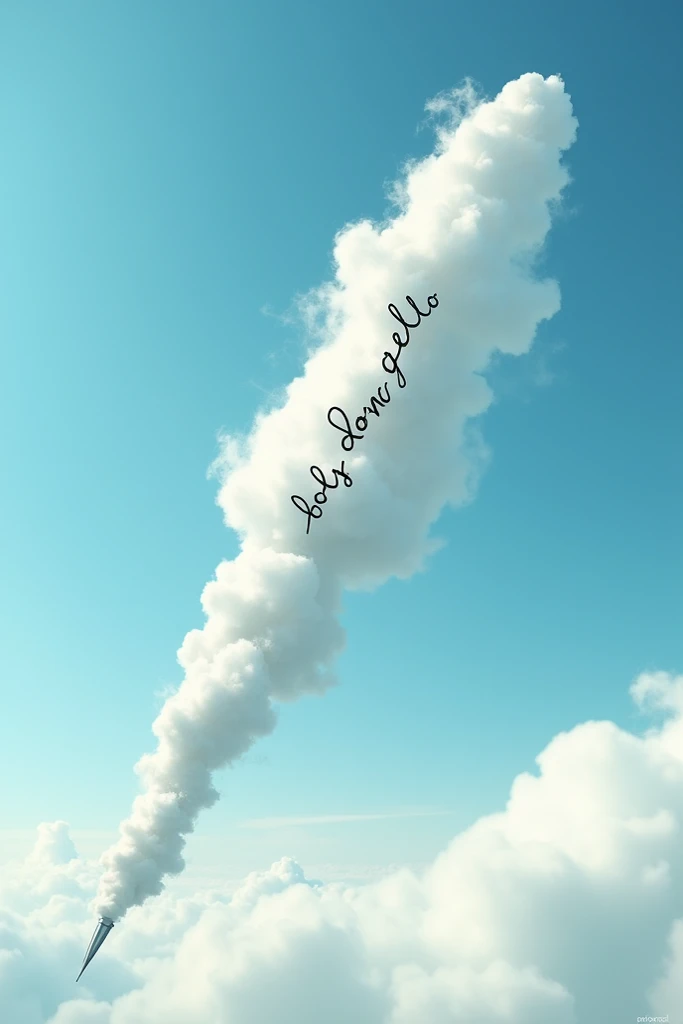 A pen-shaped cloud with the letters Bolis Donde Gello