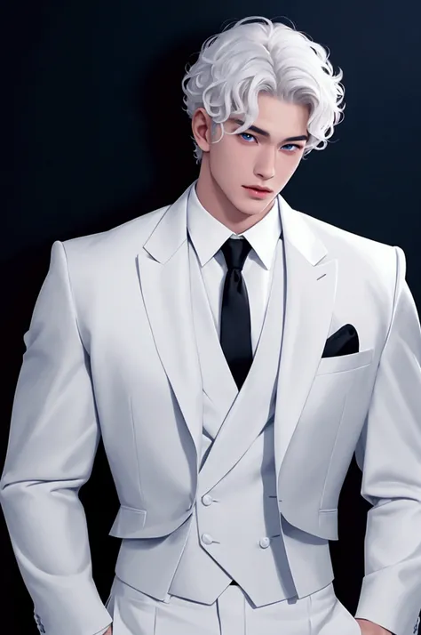 Hombre  mens adulto japones asiático varonil.  He is getting married and is wearing a formal white shirt and formal black pants with a narrow high waist for his wedding, He is the bridegroom .  Tall and a strong and athletic physical appearance , Mature Fa...