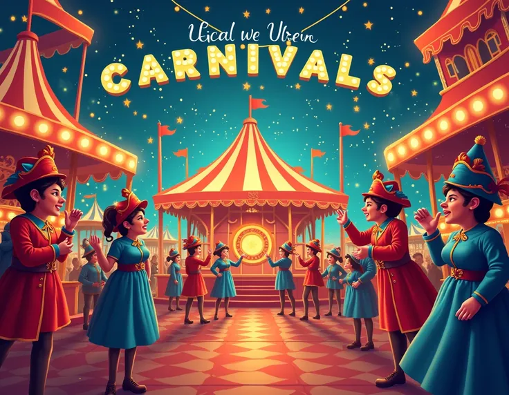 carnival invitation poster