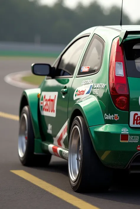 2003 Ford Fiesta with the Castrol livery