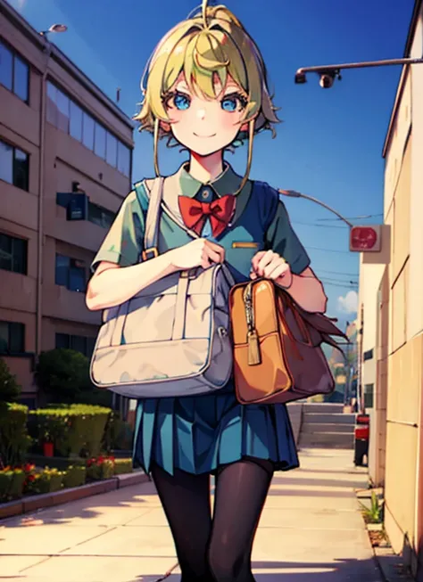 killing, school_uniform, primary  school, school bag, smile, NSFW, tanya