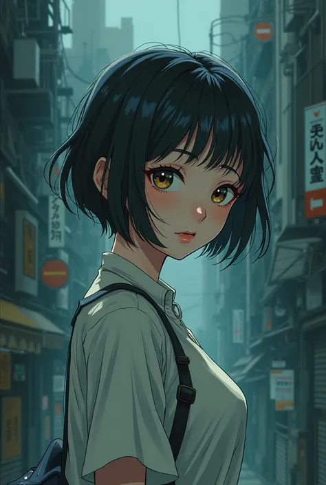  Create anime images in the Lofi style with slightly dark lighting