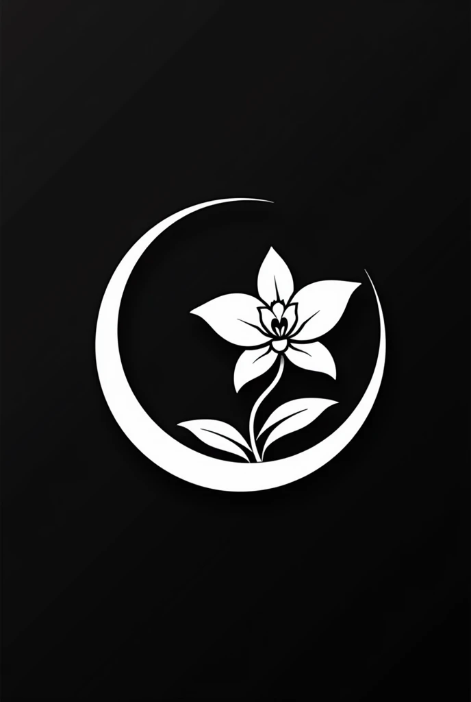 circle + orchid logo use black or white color for ALQA brand