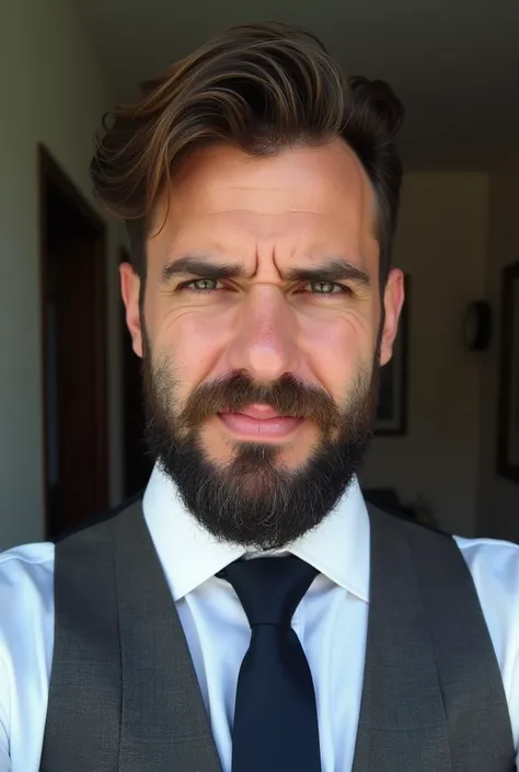 Theres a man with a beard and tie making a grimace, Mkbhd, profile picture, profile pictureture, profile picture, photo from snapchat,  Instagram photo , Selfie, myself, at instagram, holiday photo, 8k foto de Selfiegraph, Selfie ruim, Selfie com iPhone, M...