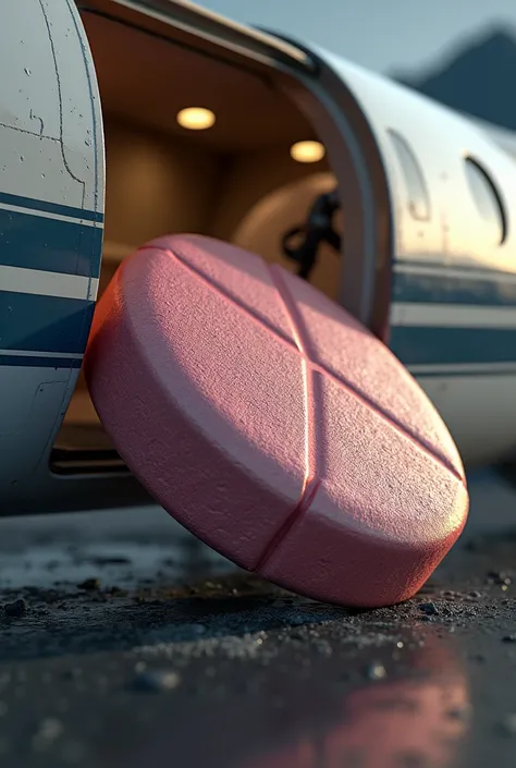 A Viagra pill loaded into the Cessna 
208B Grand Caravan