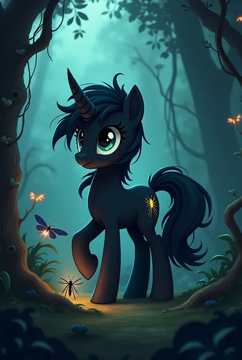 Mlp oc whos a bug collector with dark colors