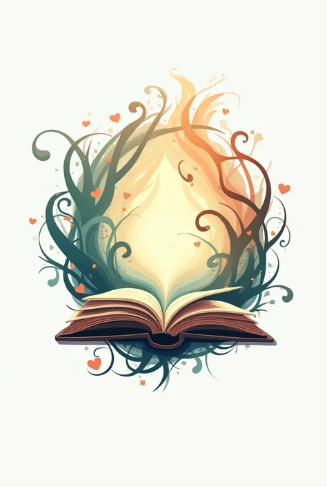 Logo for a library with the theme of imagination