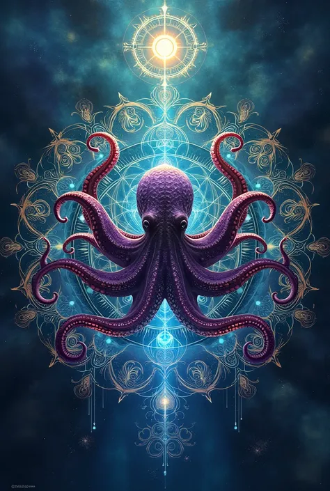 The mandala of dreams. With an octopus its normal
