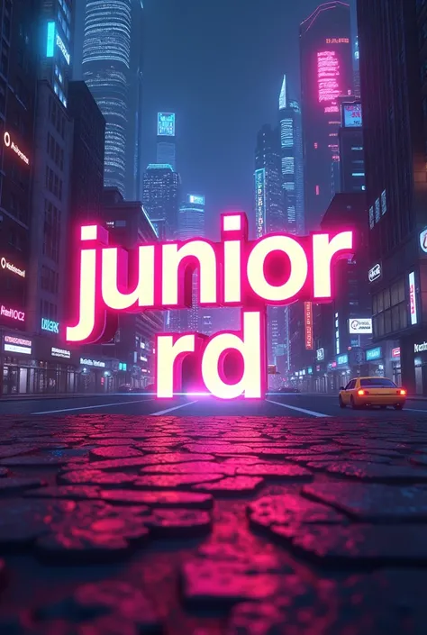 A gaming-themed profile picture that reads junior rd