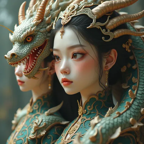 for us,  faces that leave the image as I sent it to you,  with the same design and everything ,  only modifies the , To humans and that the boy  (The dragon)  is an Asian dragon  