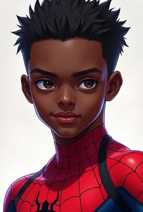 Miles Morales pretty face black man